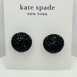 Kate Spade Brilliant Statement Stud Earrings
NWT in Jet Black